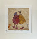 Dancing in Our Slippers, Gallery Remarque Edition by Sam Toft - Mounted - Limited Edition Print