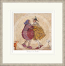 Dancing in our Slippers, champagne frame