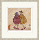 Dancing in our Slippers, champagne frame