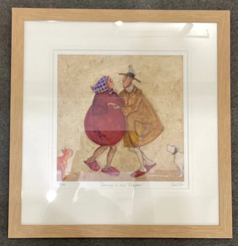 Dancing In Our Slippers LIMITED EDITION by Sam Toft Framed 281 Oak