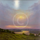 Terrence Grundy Dawn Skies (23.5 X 23.5 ) Original Painting