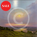 Terrence Grundy Dawn Skies (23.5 X 23.5 ) Original Painting