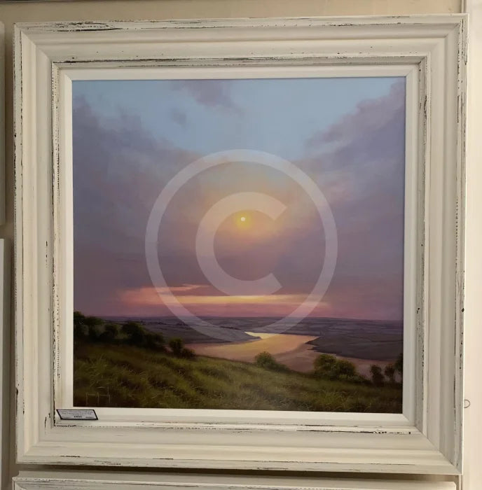 Dawn Skies Breaking (23.5 x 23.5 ") ORIGINAL PAINTING by Terence Grundy