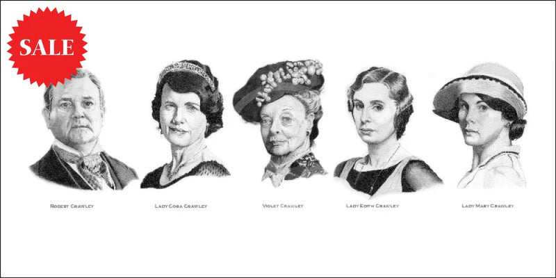 Downton Abbey: Upstairs, The Crawleys  by Gavin Bake
