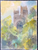 Durham Cathedral - John Bastin ORIGINAL WATERCOLOUR