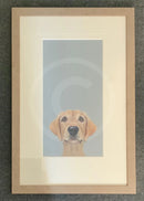 Eager to Please, Limited Edition Print by Nicky Litchfield - Framed 281 Almond (B) - Limited Edition Print