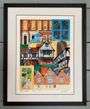 East Quarter, York - a Limited Edition Print of York by Ric Liptrot framed