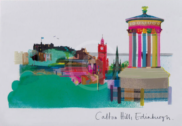 Edinburgh, Calton Hill by Ilona Drew