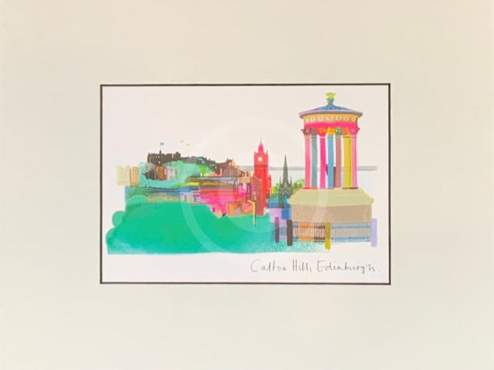 Edinburgh, Calton Hill by Ilona Drew
