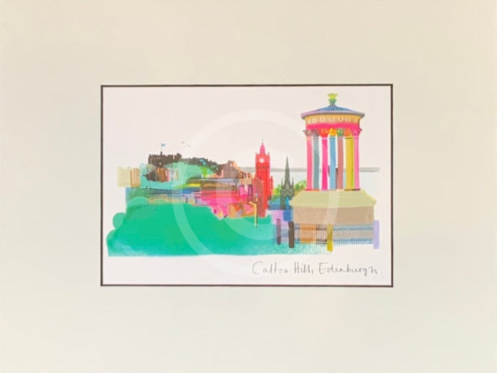 Edinburgh, Calton Hill by Ilona Drew