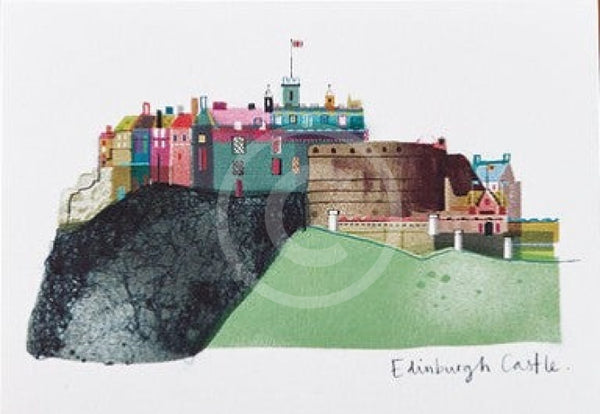 Edinburgh Castle By Ilona Drew