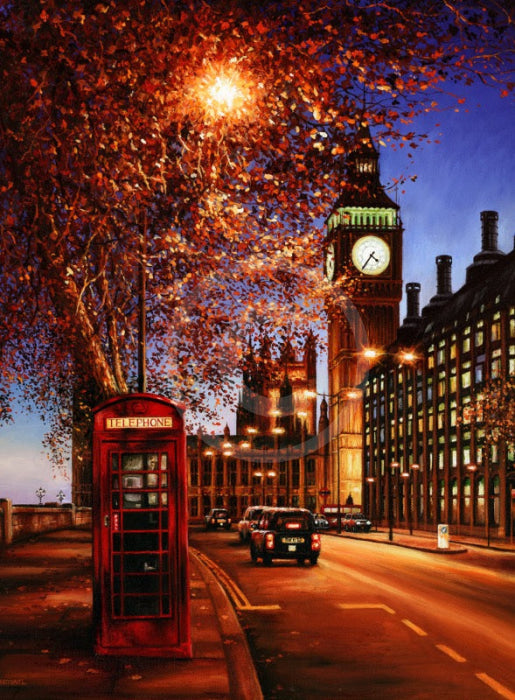 Embankment at Westminster by Mark Braithwaite