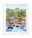 Embellished: The North Riding of Yorkshire by Linda Mellin - white frame