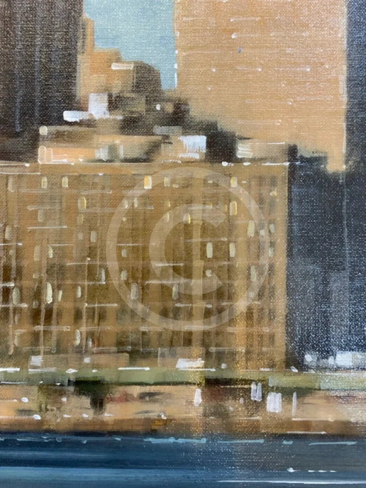 Empire State Building ORIGINAL Painting by Joe Bowen