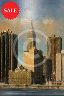 Empire State Building Original Painting By J Bowen