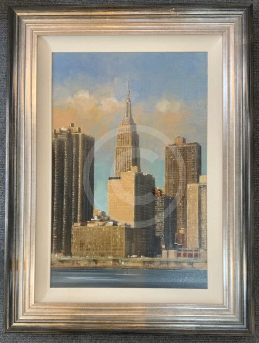Empire State Building ORIGINAL Painting by Joe Bowen
