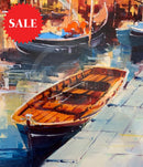 Venice  (24x24”) ORIGINAL PAINTING by Gary Sams - unframed detail