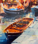 Venice  (24x24”) ORIGINAL PAINTING by Gary Sams - unframed detail