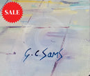 Venice  (24x24”) ORIGINAL PAINTING by Gary Sams - unframed signature detail