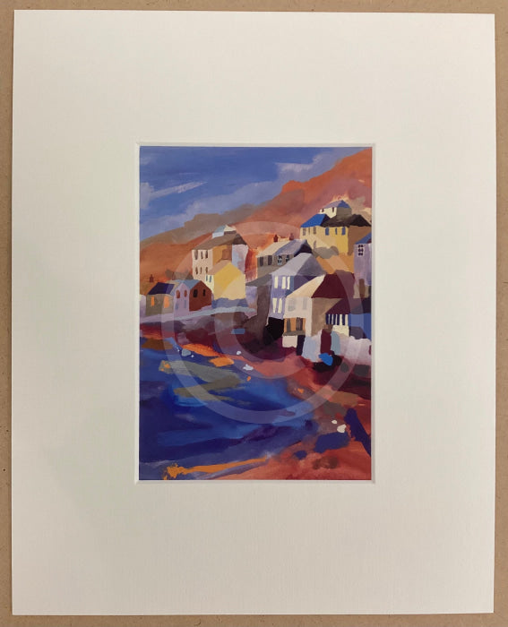 Evening Light, mounted miniature by Richard Tuff