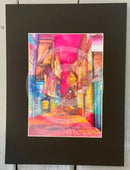 Evening Shambles by Jonathan Williams, mounted in black