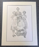 Farty Towels (Fawlty Towers) print by Jonathan Roberts Black Core Mount