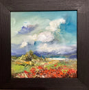 Field of Poppies - ORIGINAL Oil Painting by Anna Schofield Original Painting