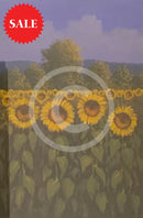 Field of Sunflowers Original Painting by David Short Original Painting