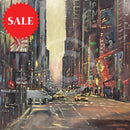 Fifth Avenue New York (24X24’’) Original Painting By David Shiers Painting On Board Without Frame