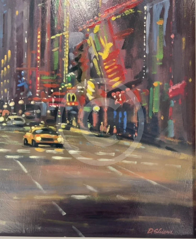 New York (23X23) Original Painting By D Shiers
