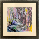 Finding my Path through the Woods - ORIGINAL by Minu Achrekar Framed