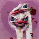 First Tango, Ostrich Print by Amanda Stratford 