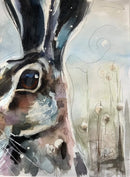 Flopsy  ORIGINAL Watercolour Painting by Susan Leigh