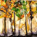 Forest Shower by Minu Achrekar - Art Print