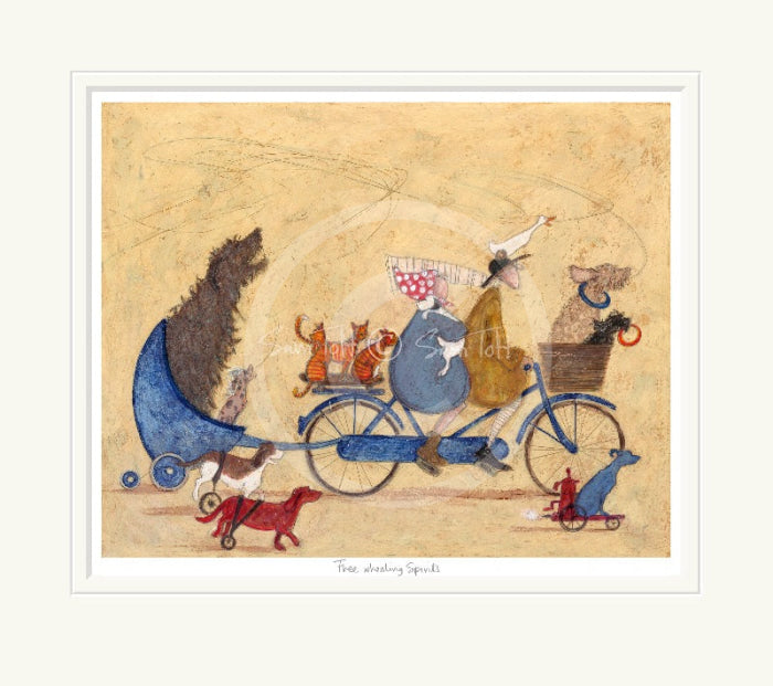 Free Wheeling Spirits LIMITED EDITION by Sam Toft