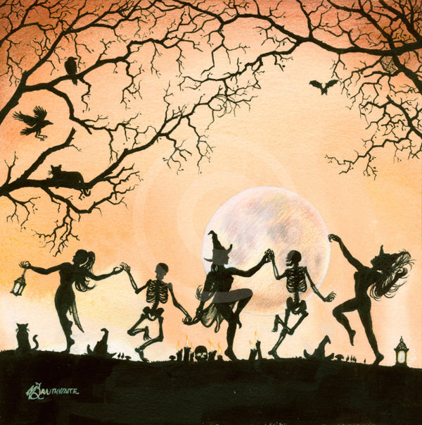 From The Shadows; Hunters Moon The Witching Hours By Mark Braithwaite Art Print