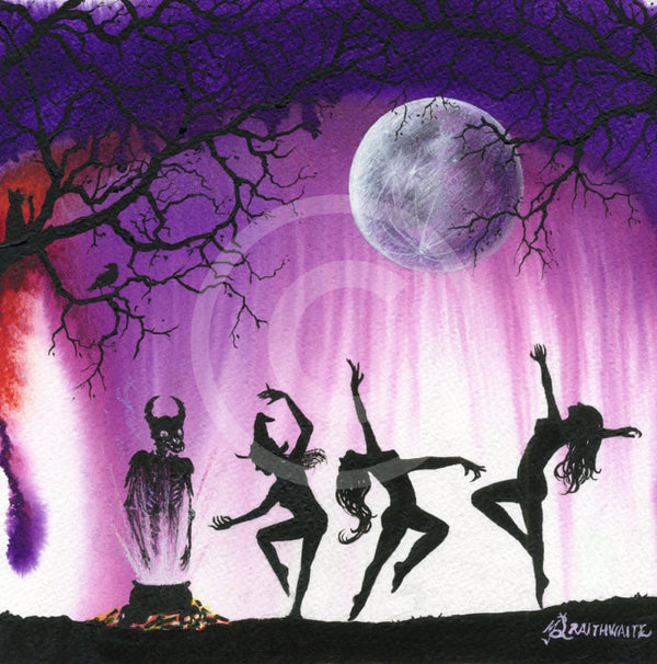 From The Shadows; Worm Moon The Summoning By Mark Braithwaite Art Print