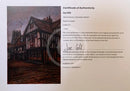 Gert & Henry's, Shambles Market, York, Pastel ORIGINAL by Joe Gill certificate