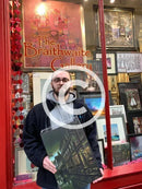 Artist Joe Gill at the Braithwaite Gallery