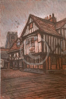 Gert & Henry's, Shambles Market, York, Pastel ORIGINAL by Joe Gill