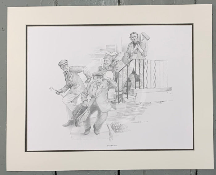 Get Off M' Steps (Last of the Summer Wine) by Jonathan Roberts mounted
