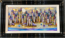 Glittering Harbour Of The Silvery Moon (18x35.5”) ORIGINAL PAINTING by Rozanne Bell