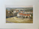 Goathland Village, Heartbeat Country - Sam Burden ORIGINAL WATERCOLOUR mounted
