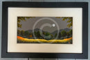 Golden Fields In Moonlight  - ORIGINAL Landscape Painting by John Russell