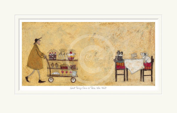 Good Things Come To Those Who Wait LIMITED EDITION by Sam Toft
