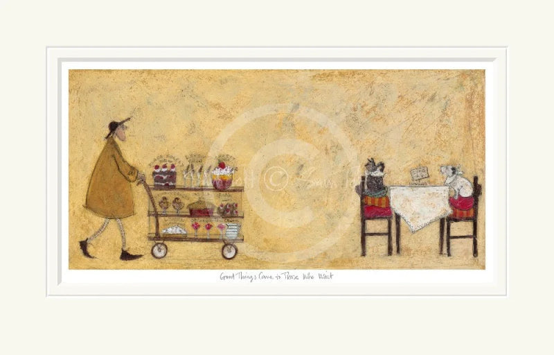 Good Things Come To Those Who Wait LIMITED EDITION by Sam Toft