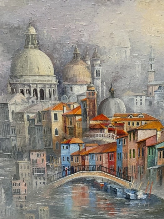 Grand Canal, Venice - ORIGINAL Oil Painting on Canvas by Glynn Barker