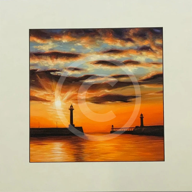 Harbour Light 1 (detail) by Mark Braithwaite- Whitby Harbour