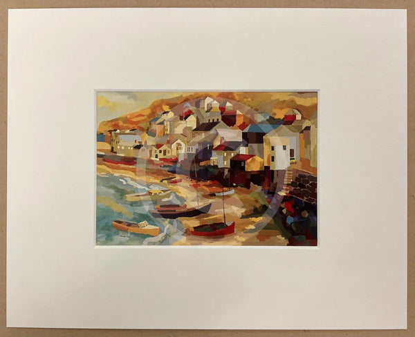 Harbour Rest, mounted miniature by Richard Tuff
