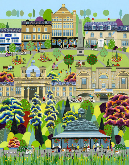 Harrogate, Bettys & Royal Baths by Linda Mellin